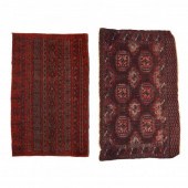 TWO TURKOMAN BAG FACES (CHUVAL