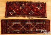 TWO TURKOMAN BAGFACESTwo Turko
