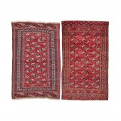 TWO TURKOMAN RUGS
TURKMENISTAN