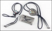 TWO TURQUOISE BOLOS. Toogether