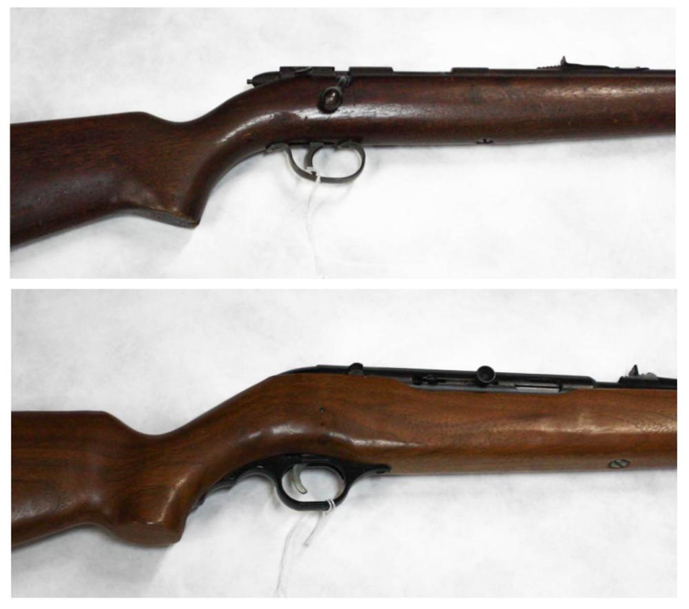 TWO TWENTY-TWO CALIBER RIFLES: