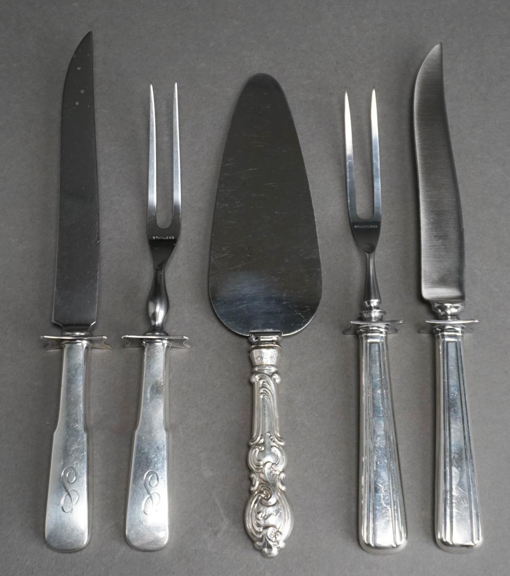 TWO TWO-PIECE STERLING SILVER