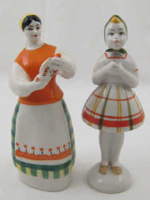 Two Ukrainian Soviet figures one of