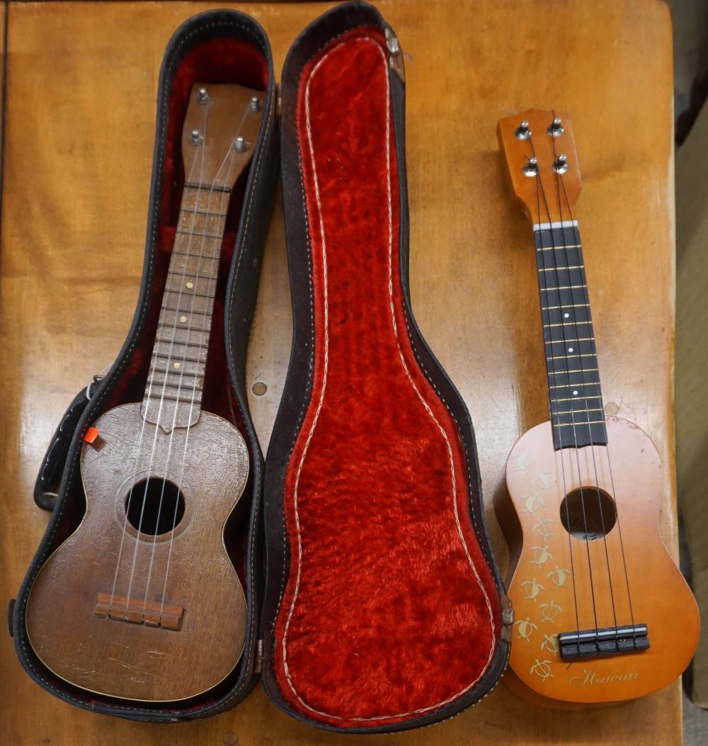 TWO UKULELES: ONE WITH CASETwo