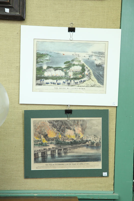 TWO UNFRAMED CURRIER & IVES