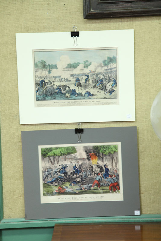 TWO UNFRAMED CURRIER & IVES