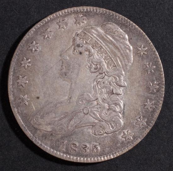 Two United States capped bust
