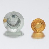 TWO UNMOUNTED 12.05 CT TOTAL M