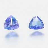 TWO UNMOUNTED 2.10 CARAT TOTAL