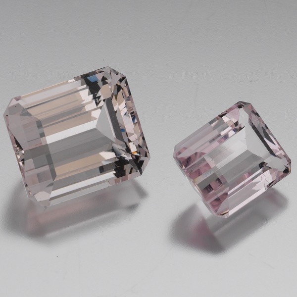 TWO UNMOUNTED 30.76 CT TOTAL