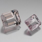 TWO UNMOUNTED 30.76 CT TOTAL K
