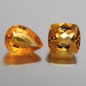 TWO UNMOUNTED 31.62 CT TOTAL C