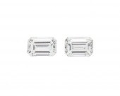 TWO UNMOUNTED DIAMONDSTwo Unmo