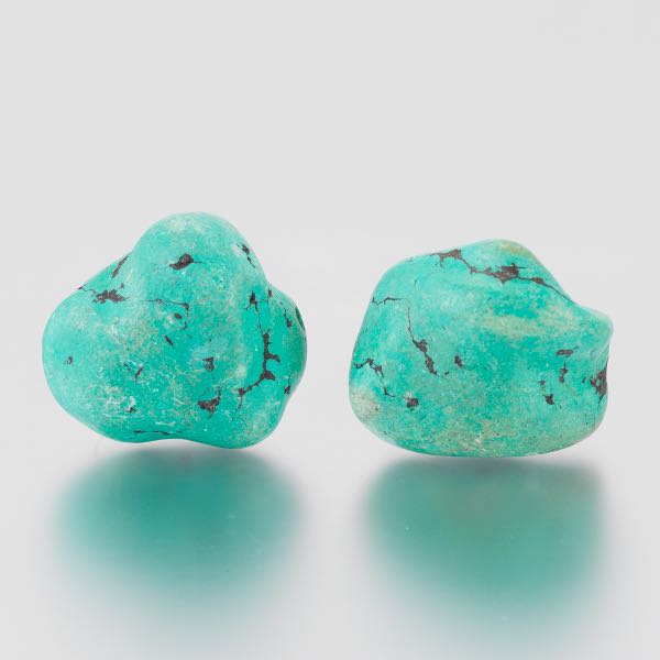 TWO UNMOUNTED TURQUOISE BOULDER