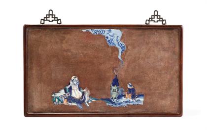 Two Unusual Chinese plaques  qing