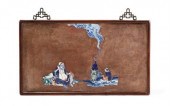 Two Unusual Chinese plaques  q