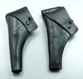 Two U.S. military flap holster
