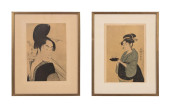 TWO UTAMARO KITAGAWA FIGURAL W