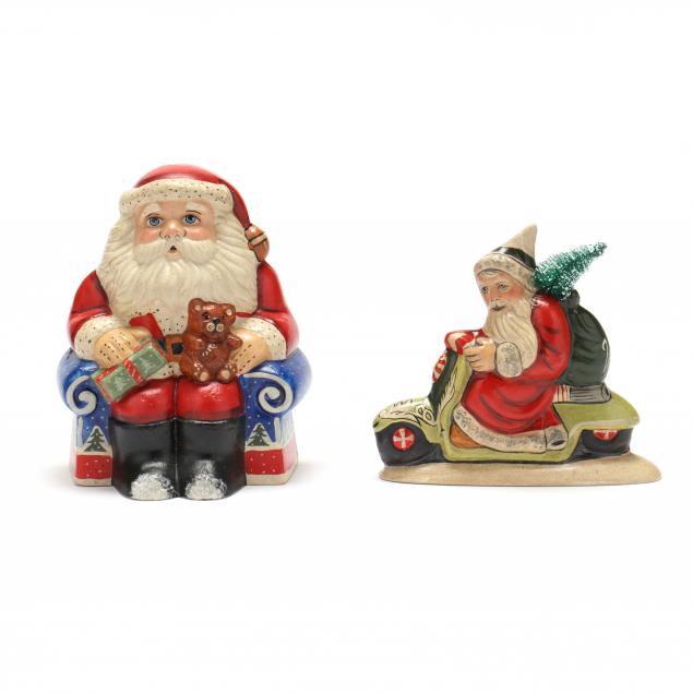 TWO VAILLANCOURT STARLIGHT SANTA