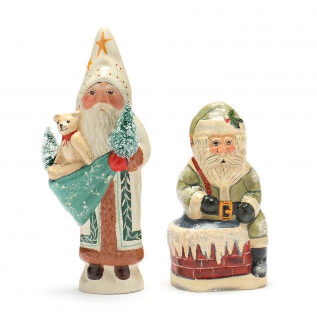 TWO VAILLANCOURT  STARLIGHT SANTA