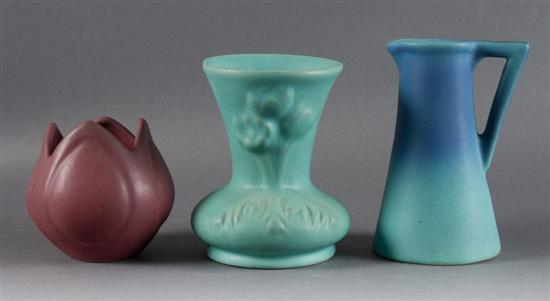 Two Van Briggle art pottery vases