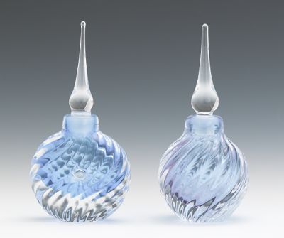Two Vandermark Glass Perfume