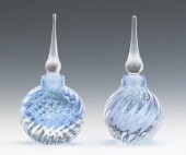 Two Vandermark Glass Perfume B