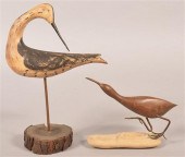 TWO VARIOUS SHORE BIRDS.Two Va