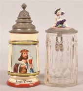 TWO VARIOUS STEINS.Two Various