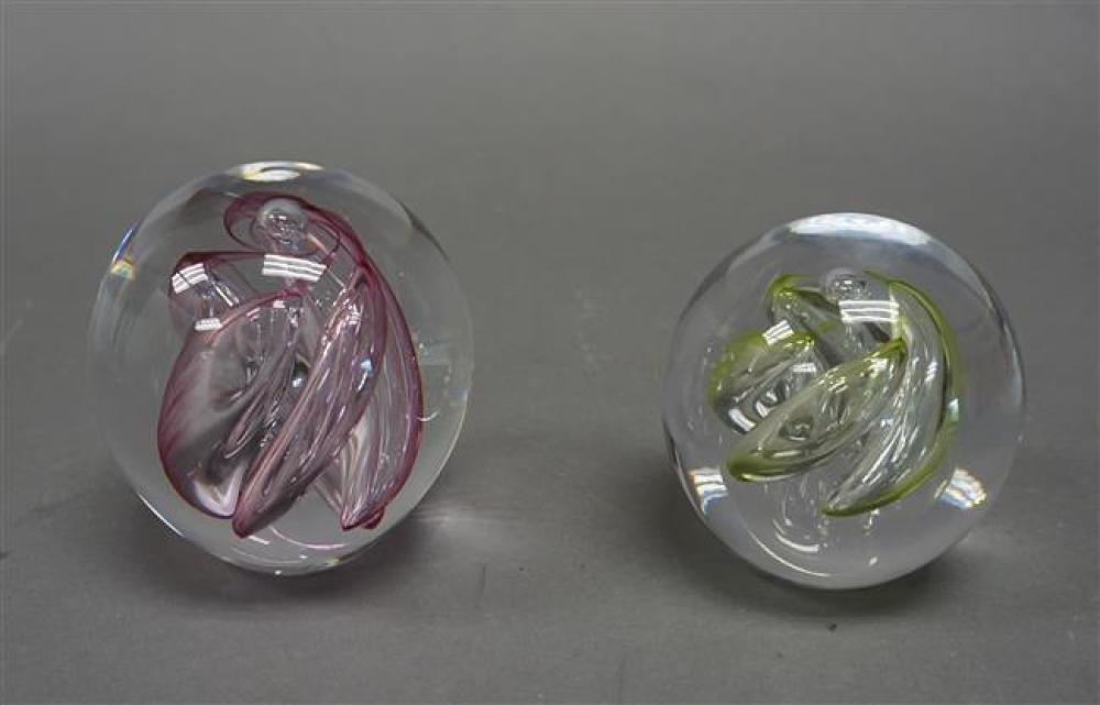 TWO VAS VITREUM SWEDEN CRYSTAL