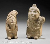 Two Veracruz Figural Form Pott