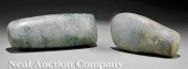 Two Veracruz Hardstone Celts c