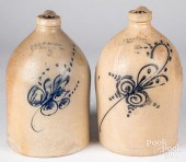 TWO VERMONT TWO GALLON STONEWA