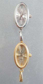 TWO VICENCE 14-KARAT GOLD QUAR