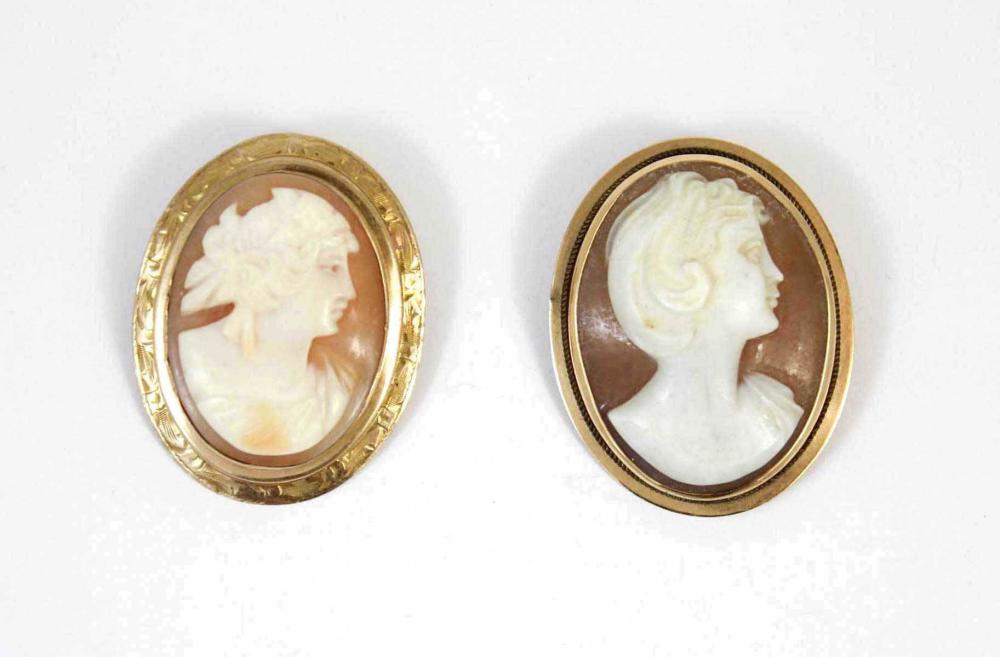 TWO VICTORIAN CAMEO