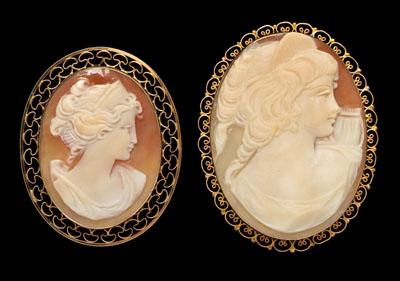 Two Victorian cameos,