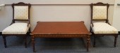 TWO VICTORIAN CARVED WALNUT AN