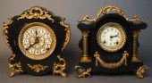 TWO VICTORIAN EBONIZED DESK CL