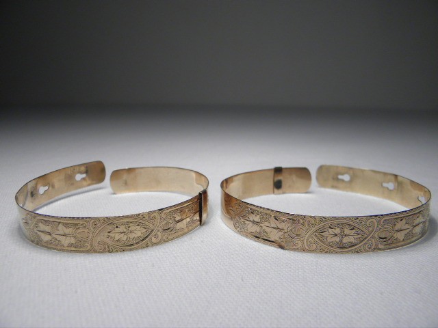 Two Victorian era 14kt yellow