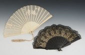 Two Victorian Fans Lot include