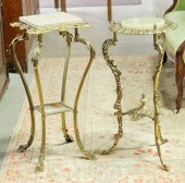 TWO VICTORIAN FERN STANDS.  Am