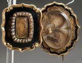 TWO VICTORIAN GOLD FILLED MOUR