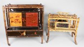 TWO VICTORIAN JAPONAISE BAMBOO