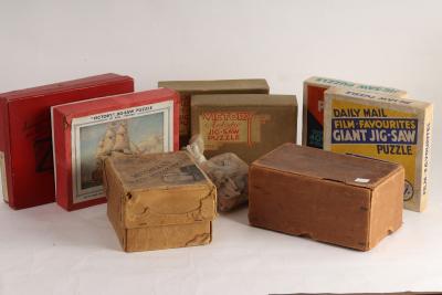 Two Victorian jigsaw puzzles,