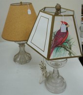 TWO VICTORIAN MOLDED ELECTRIFI