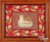 TWO VICTORIAN NEEDLEWORKS OF A