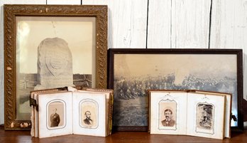 Two victorian photo albums, 6” x 5”