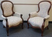 TWO VICTORIAN ROCOCO STYLE WAL