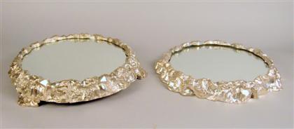 Two Victorian silver plated