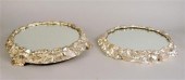 Two Victorian silver plated pl